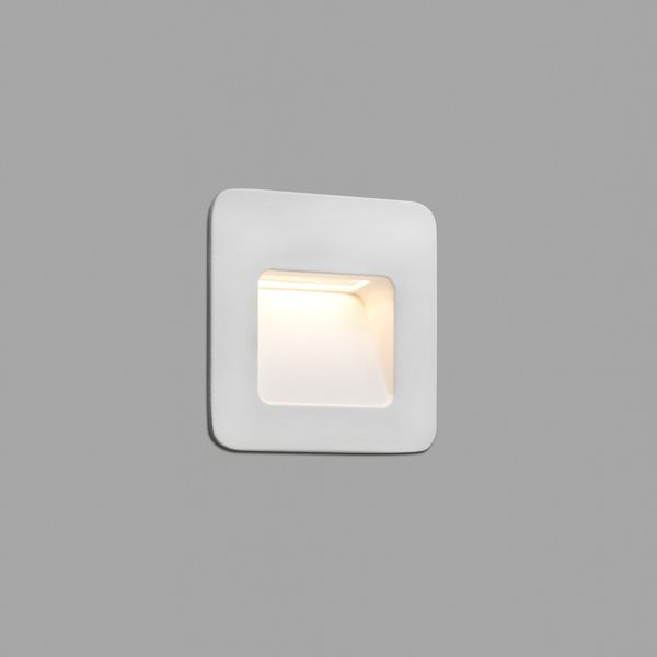 NASE-1 WHITE RECESSED LED 3W 3000K image 1