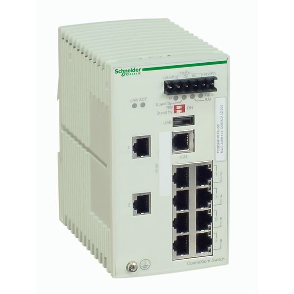 CONNEXIUM SWITCH 8TX/2SFP-GBIT image 1