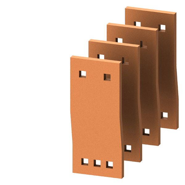 SIVACON S4 connection vertical busbar, rear 30x 10mm D: 800mm image 1