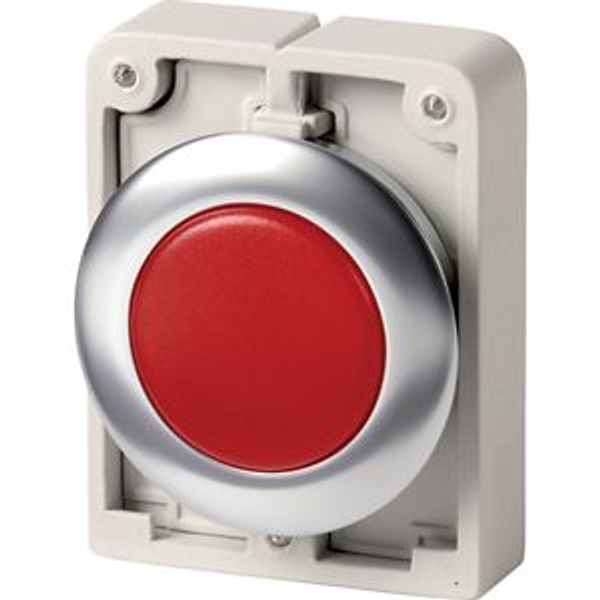 Indicator light, RMQ-Titan, flat, Red, Front ring stainless steel image 2