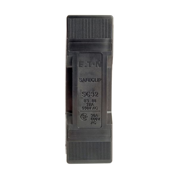 Fuse-holder, LV, 32 A, AC 550 V, BS88/F1, 1P, BS, back stud connected, black image 20