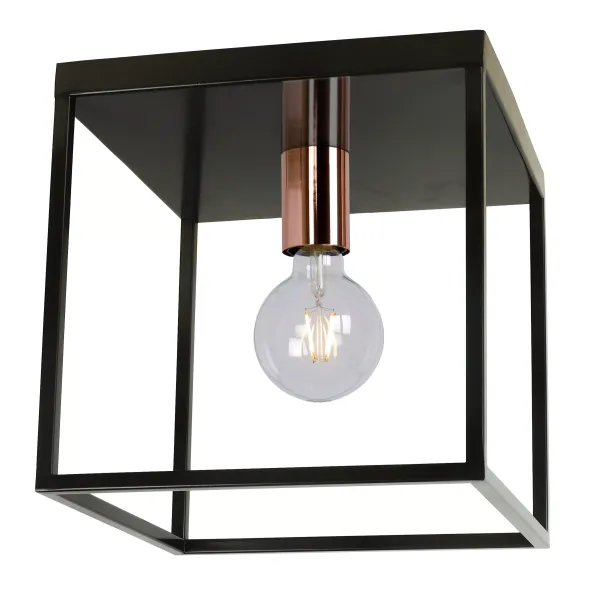 ARTHUR Ceiling Light E27 40W Black image 1