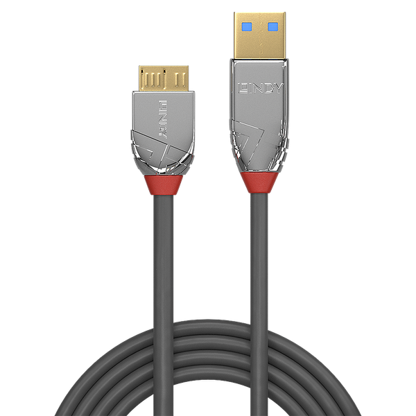 1m USB 3.2 Type A to Micro-B Cable, 5Gbps, Cromo Line USB Type A Male to Micro-B Male image 2