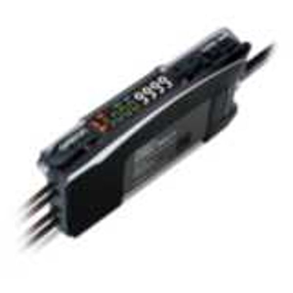 Fiber amplifier, 2 fiber input, twin digital display, smart tuning, mu E3NX7023R image 3