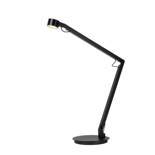 Lucide OGDEN - Table lamp - LED Dim. - 1x6W 3000K/3100K - Black image 1