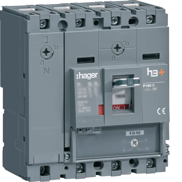 Circuit breaker P160 mag. 4P-4D 80A 40kA image 1