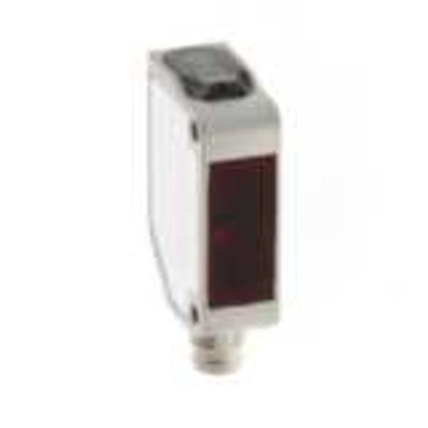 Photoelectric sensor, rectangular housing, stainless steel, red LED, b E3ZM0054A image 1