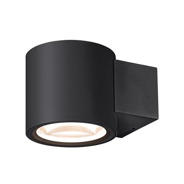OCULUS WL PHASE, Wall-mounted light black 8.5W 570lm 2000-3000K CRI90 100° Dimmable image 1