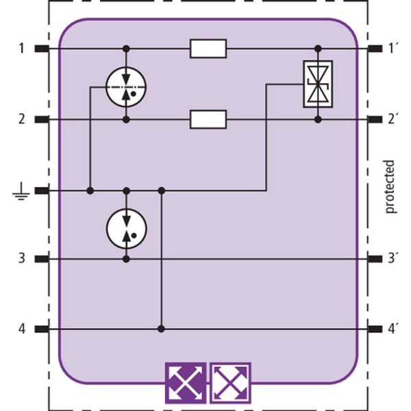 BLITZDUCTOR XT combined lightning current and surge arrester module image 3