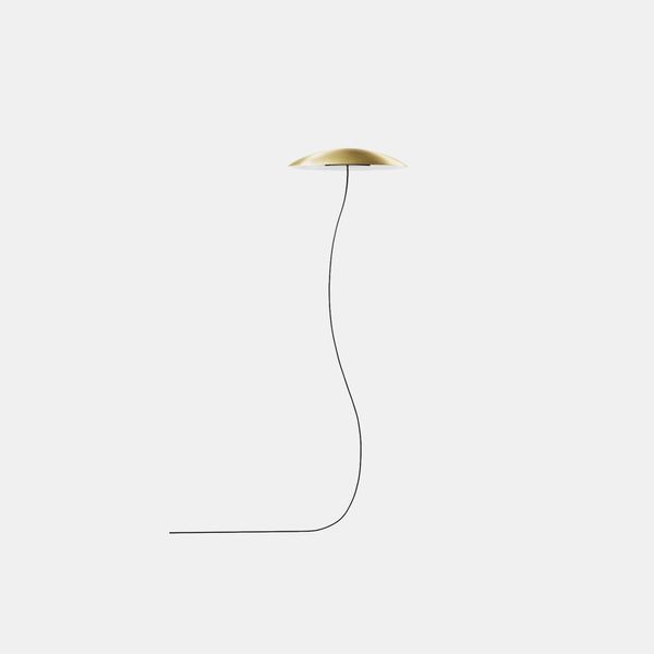 Floor lamp Noway Single Screen LED 18W 3000K Matte gold 791lm image 1