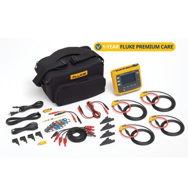 FLUKE-1738/FPC EU Fluke 1738 Three-Phase Power Logger with 1-Year Premium Care bundle image 1