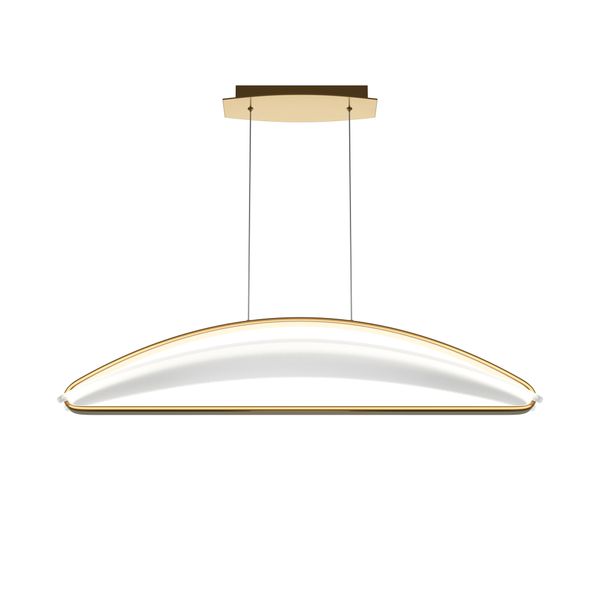 Modern Breeze Pendant lamp Brass image 1