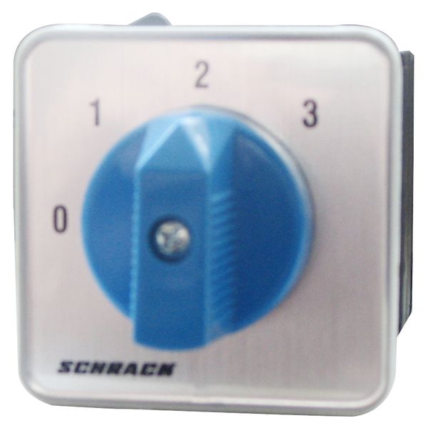 3-Step switch, 1P, 0-1-2-3, central mounting 22,5mm image 1