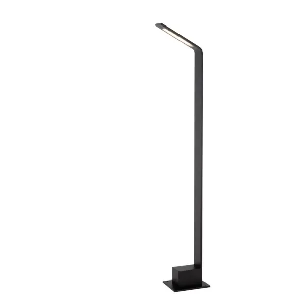 Lucide LAWFORD - Pedestal lamp - LED - 1x6W 3000K - IP54 - Black image 1