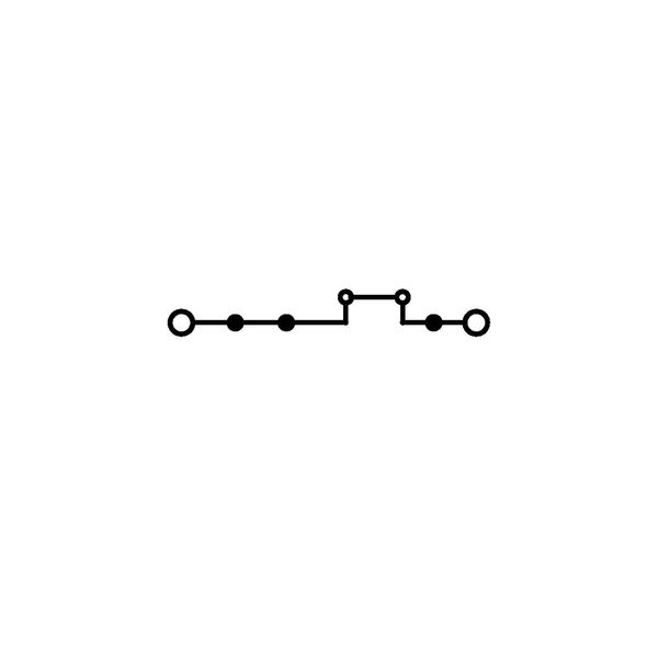 2-conductor through terminal block 2.5 mm² with test option gray image 2