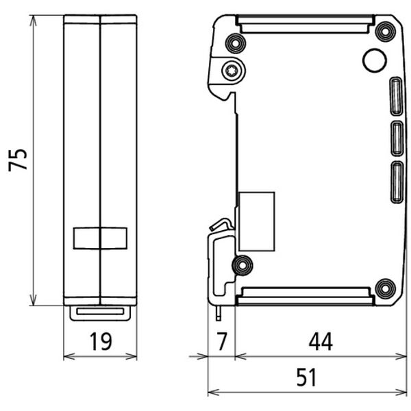 DEHNpatch lightning current arrester up to 1 Gbit with RJ45 sockets image 2