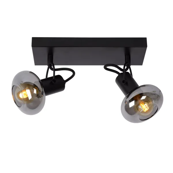 MADEE Ceiling spotlight  2x E14/25W Back/Smoke gla image 1