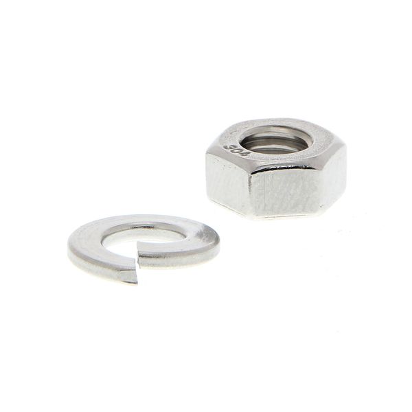 Electrode lock nut with washer image 1