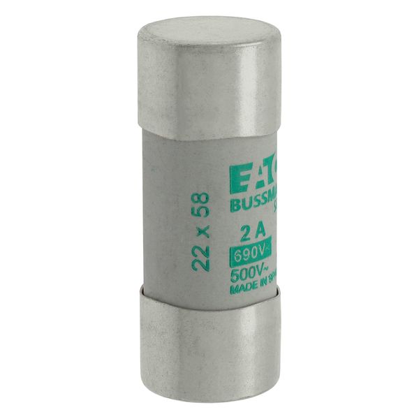 Fuse-link, LV, 2 A, AC 690 V, 22 x 58 mm, aM, IEC image 12