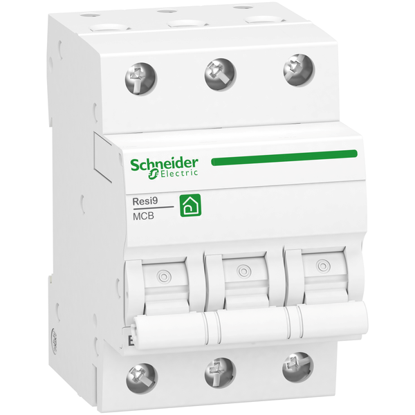 Miniature circuit breaker Resi9 3P, 32A, B characteristic, 6kA image 1