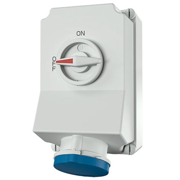 Mennekes Wall mounted recept., 63A3p6h230V, IP44 6571 image 3