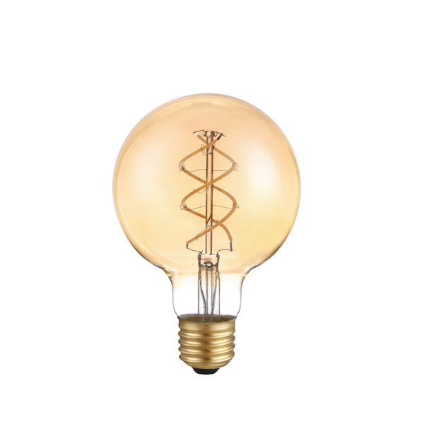 LED Bulb Filament E27 5W G95 2200K DIM 600475_1 SHADA image 1