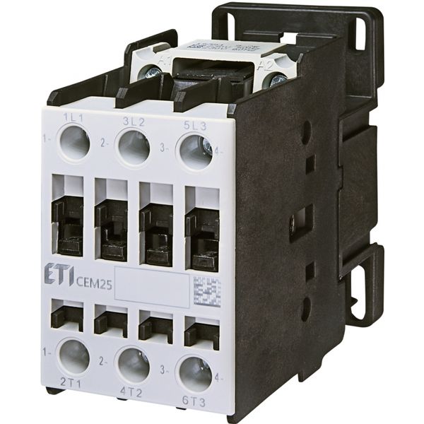 Motor contactor, CEM25.00-24V-50/60Hz image 1