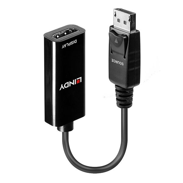 DisplayPort 1.2 to HDMI 4K Passive Adapter Converter Connects a single DisplayPort source to a single HDMI® display with a maximum resolution of 3840x2160@30Hz image 1