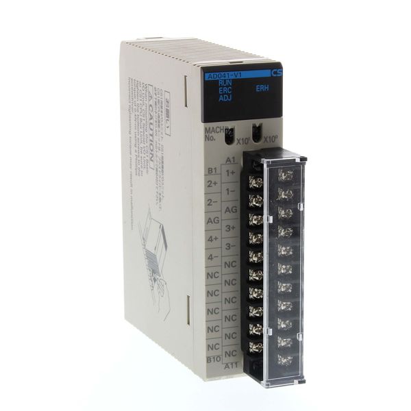 Analog input unit, 4 x inputs 1 to 5 V, 0 to 5 V, 0 to 10 V, -10 to 10 image 2