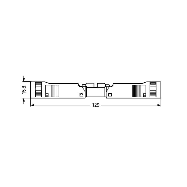 Socket with strain relief housing 5-pole black image 4