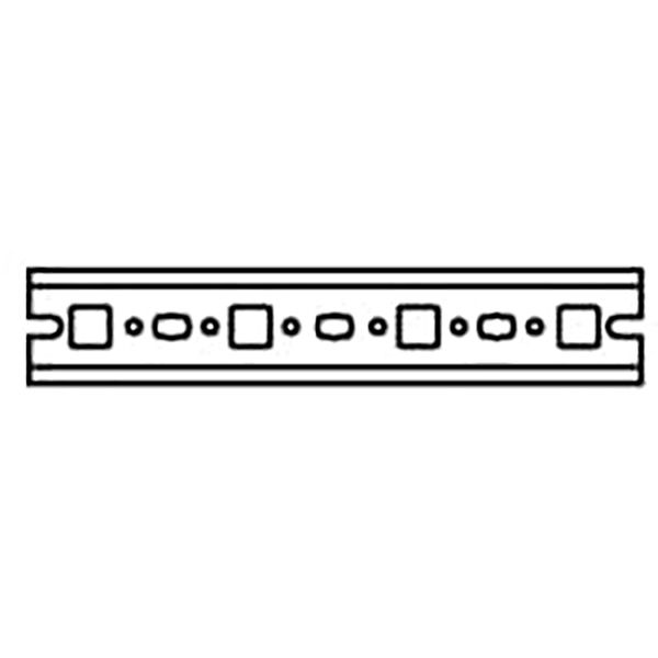 ED51 Mounting rail, 15 mm x 35 mm x 15 mm image 1