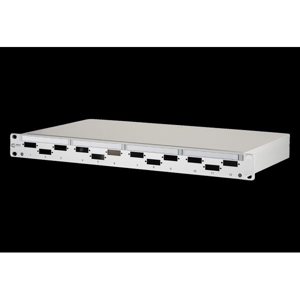 OpDAT PF patch panel for 12xSC-D/LC-Q/ST-D image 1