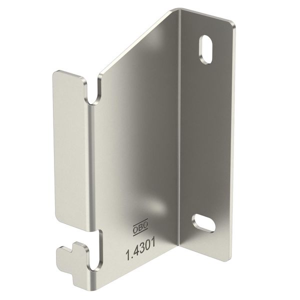 WBV CGR50 A2  Wall bracket, vertical, H110mm, Stainless steel, material 1.4307, A2, 1.4301 without surface. modifications, additionally treated image 1