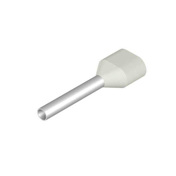 Wire end ferrule, Twin wire-end ferrule, 0.75 mm², Stripping length: 2 image 1