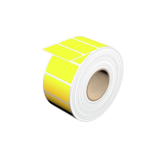 Device marking, Self-adhesive, halogen-free, 45 mm, Polyester, yellow image 1