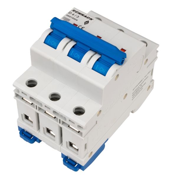 Miniature Circuit Breaker (MCB) AMPARO 10kA, D 4A, 3-pole image 5