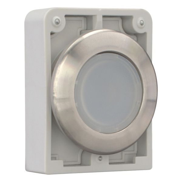 Illuminated pushbutton actuator, RMQ-Titan, flat, maintained, White, blank, Front ring stainless steel image 7