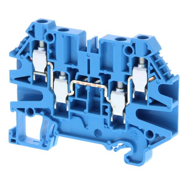 Multi conductor feed-through terminal block with 4 screw connections f image 3