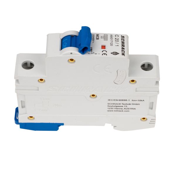 Miniature Circuit Breaker (MCB) AMPARO 10kA, C 20A, 1-pole image 5