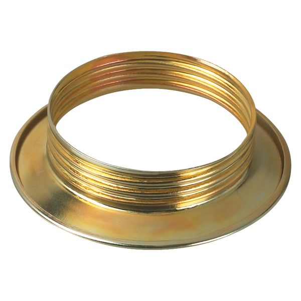 Shade-holder ring for E27 brass lamphld image 1