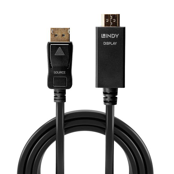 5m Display Port to HDMI 4K30Hz Adapter Cable Connects a single DisplayPort device to a single HDMI® Display with a maximum resolution of 3840x2160@30Hz image 2