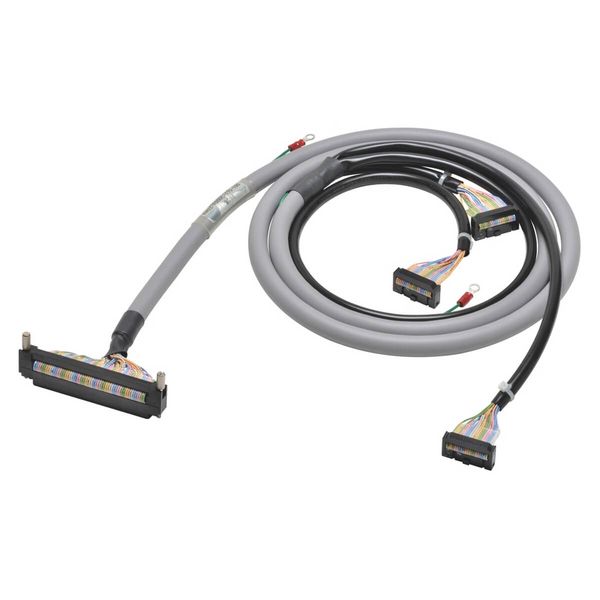 I/O connection cable, with shield connection, FCN56 to 3 x MIL20 for G image 2