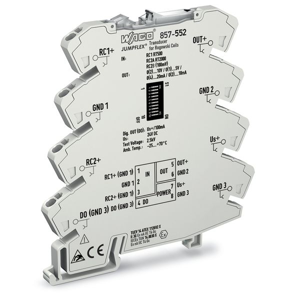 Current signal conditioner Input for Rogowski coils Current and voltag image 2