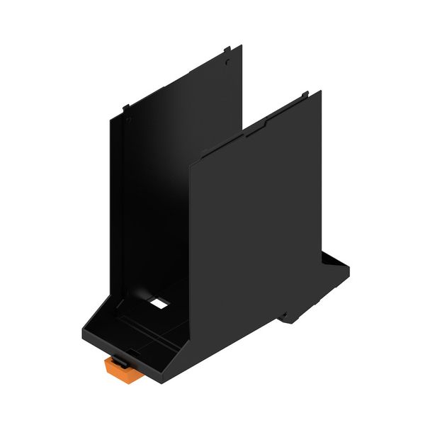 Basic element, IP20 in installed state, Plastic, black, Width: 45 mm image 3