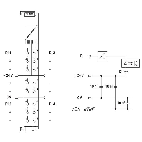 4-channel digital input 24 VDC 3 ms - image 5