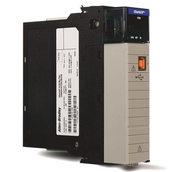 Allen-Bradley, 1756-EN2F, EtherNet 10-100M Fiber Interface Module (supports 128 TCP/IP connections) image 1