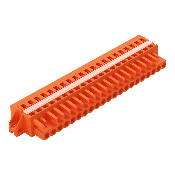 1-conductor female connector CAGE CLAMP® 2.5 mm² orange image 1