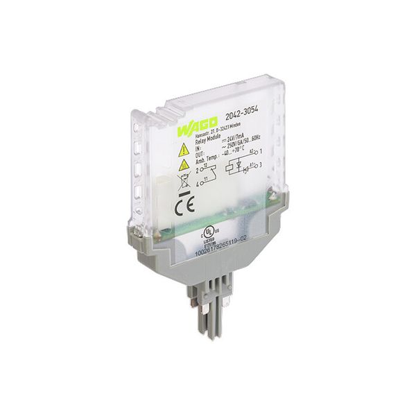 Relay module Nominal input voltage: 24 VDC 1 break contact image 2