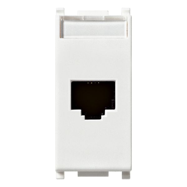 RJ45 Cat5e Netsafe UTP outlet white image 1