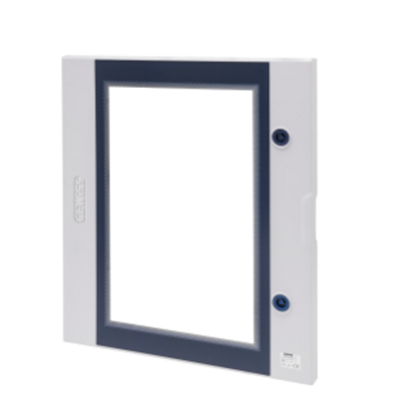 QP TRANSPARENT DOOR FITTED WITH LOCK - 515X650 image 1